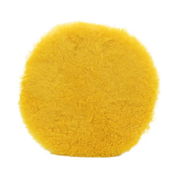 8 Yellow X-Cut Lambswool Pad