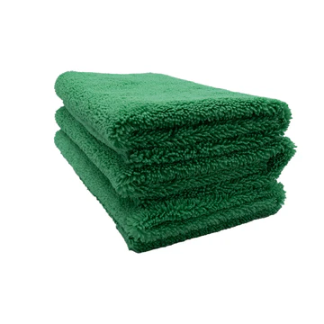 Green Microfiber Towels 3D